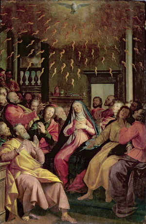 The Pentecost, c.1598 (oil on panel)