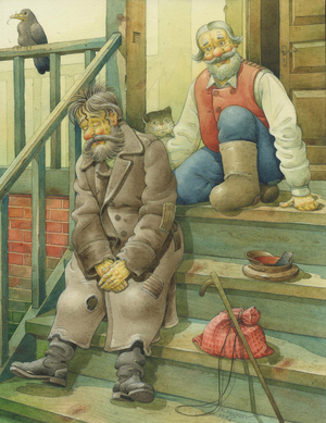 Russian Scene 08, 1994 (w/c on paper)