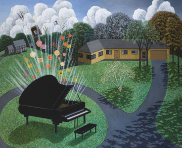 The Piano, 1995 (oil on linen)