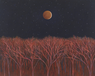 Lunar Eclipse, 2008 (oil on linen)