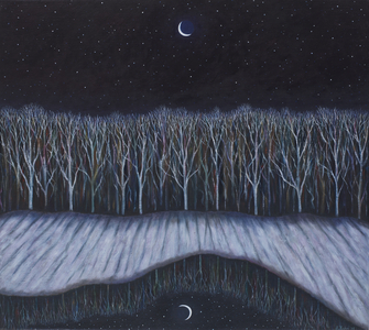 New Moon, 2008 (oil on linen)