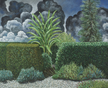 Daniel's Garden at L'Angie D'Oie, 2000 (oil on linen)
