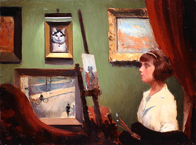 Albemarle Street, 2003 (oil on board)