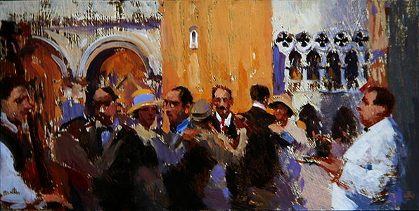 Florian waltz, 2004 (oil on board)