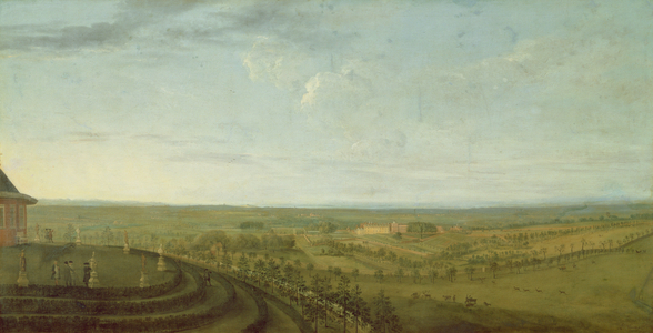 View of Knowsley from Riding Hill (oil on canvas) (see 204100)