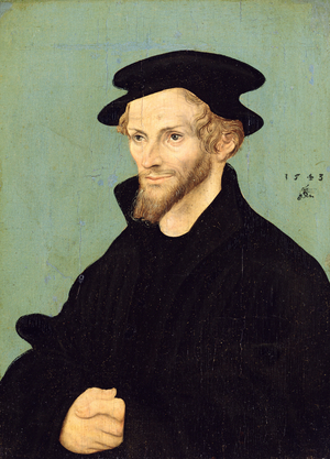 Portrait of Philipp Melanchthon (1479-1560), 1543 (oil on Canvas)