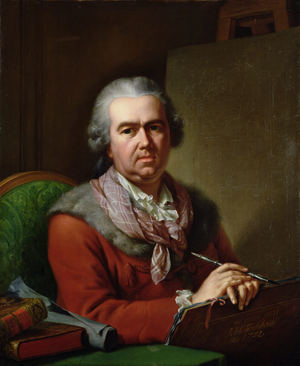 Self Portrait in Old Age, 1782 (oil on canvas)