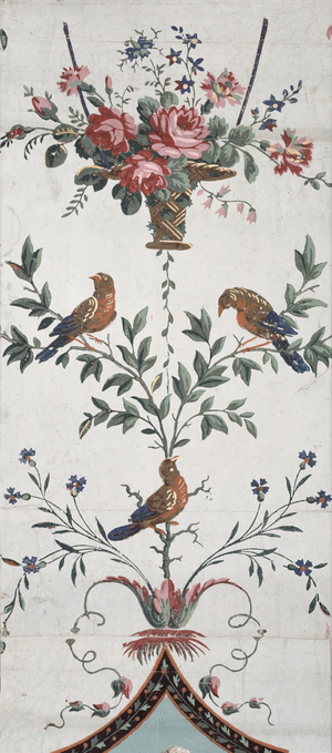 Arabesque wallpaper design (detail) (see also 254541)