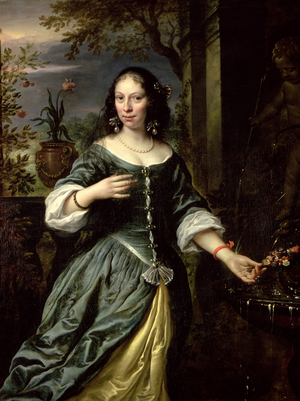 Portrait of Margaretha Tulp as a Bride, 1655 (oil on canvas)