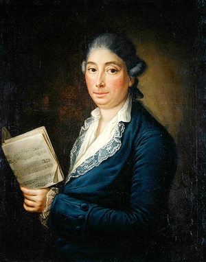 Portrait of the Singer Morelli (oil on canvas)