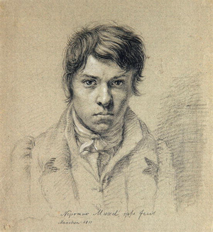 Self Portrait, 1811 (pencil on paper)