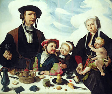 Pieter Jan Foppeszoon and his Family, 1530 (oil on canvas)