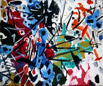 From the Brilliance of the Green Fire, 1953 (oil on canvas)