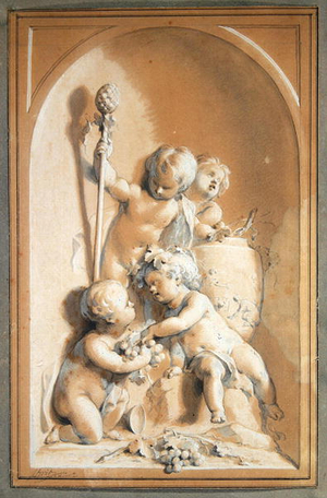 Allegory of Autumn (graphite on paper)