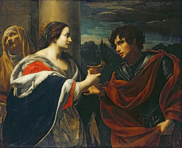 Sophonisbe Receives the Poison Cup (oil on canvas)