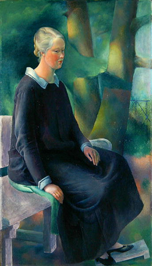 Portrait of Lili Nebel, 1925-7 (oil on panel)