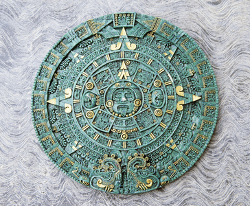 Souvenir Copy of The Great Calendar Stone, Aztec, 16th century
