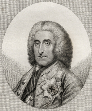 Philip Stanhope, illustration from 'A catalogue of Royal and Noble Authors, Volume IV', published in 1806 (litho)
