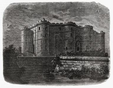The Bastille, Paris in the 18th century (engraving)