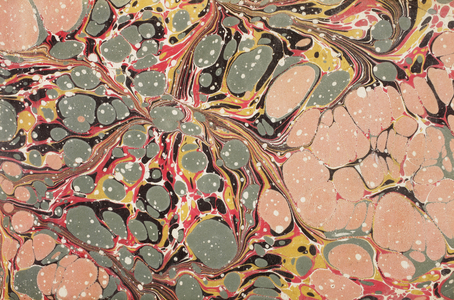 Decorative end paper (colour litho)