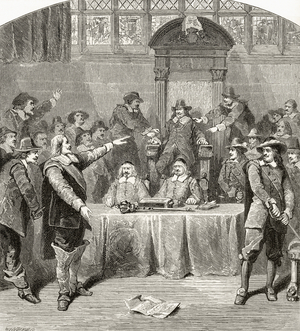 Eliot defending the rights of the Commons, from 'London Pictures: Drawn with Pen and Pencil', by Rev. Richard Lovett, published 1890 (litho)