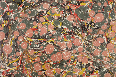 Decorative end paper (colour litho)