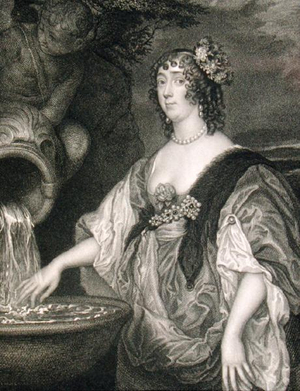 Portrait of Lucy Hay (1599-1660), from 'Lodge's British Portraits', 1823 (litho)