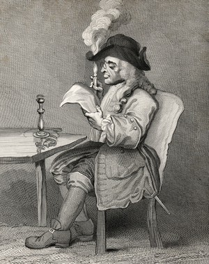 The Politician, from 'The Works of William Hogarth', published 1833 (litho)