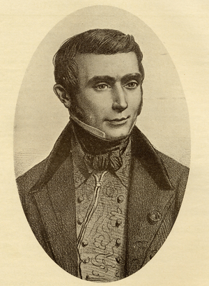 Eugene Scribe (1791-1861) (engraving)