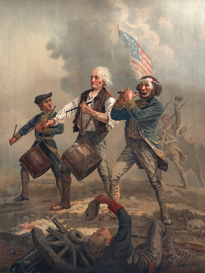 Yankee Doodle or the Spirit of '76, published by J.F. Ryder after Archibald M. Willard (chromolitho)