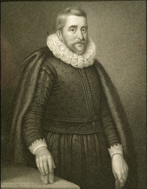 Portrait of Sir Henry Wotton (1568-1639) from 'Lodge's British Portraits', 1823 (engraving)