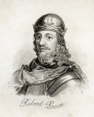 Robert the Bruce, from 'Crabb's Historical Dictionary', published 1825 (litho)