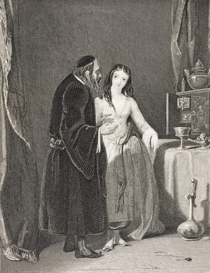 Jessica, from 'Gallery of Historical Portraits', published c.1880 (litho)