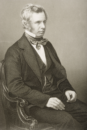 Peter John Locke King (1811-85) engraved by D.J. Pound from a photograph, from 'The Drawing-Room of Eminent Personages, Volume 2', published in London, 1860 (engraving)