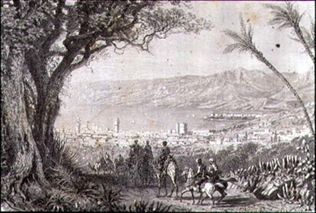 Beirut in the 1860s (engraving)