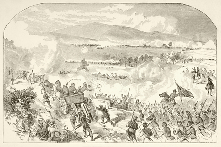 The Battle of Malvern Hill (litho)