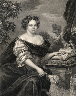 Portrait of Catherine of Braganza (1638-1705), from 'Lodge's British Portraits', 1823 (litho)