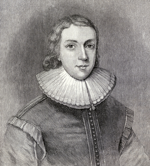 John Milton, from 'The English Illustrated Magazine', 1891-92 (litho)