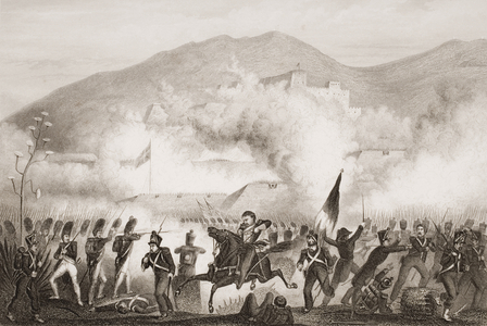 Torres Vedras, 1810, illustration from 'England's Battles by Sea and Land' by Lieut. Col. Williams (engraving)