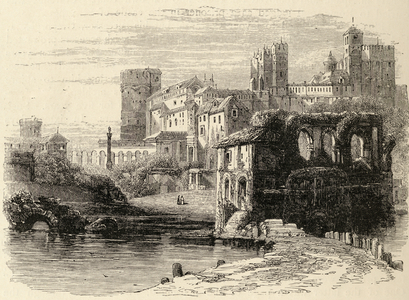Prison of the Inquisition, Cordoba, Spain, from 'Spanish Pictures', by Reverend Samuel Manning, published in 1870 (engraving)