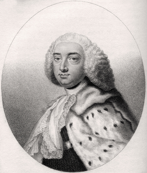 John Perceval, engraved by Freeman, illustration from 'A catalogue of Royal and Noble Authors, Volume V', published in 1806 (litho)