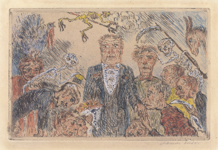 Pride, 1904 (hand-coloured copper etching)