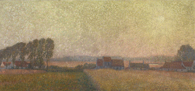 Landscape near Sint-Martens-Latem, 1905 (oil on canvas)