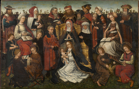 The Family of St. Anne, c.1500-10 (oil on panel)