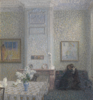 Interior of a Loving Couple, 1911 (oil on canvas)