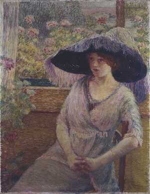 Girl with a Black Hat, 1908 (oil on canvas)