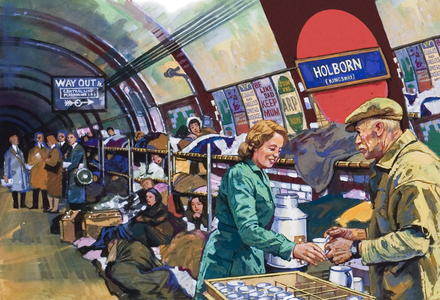 London Underground in the blitz