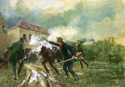 Unidentified gun fight