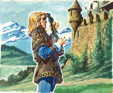 Blondel at Richard's prison