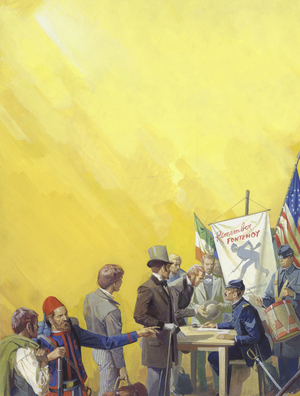 Irish recruitment for the American Civil War
